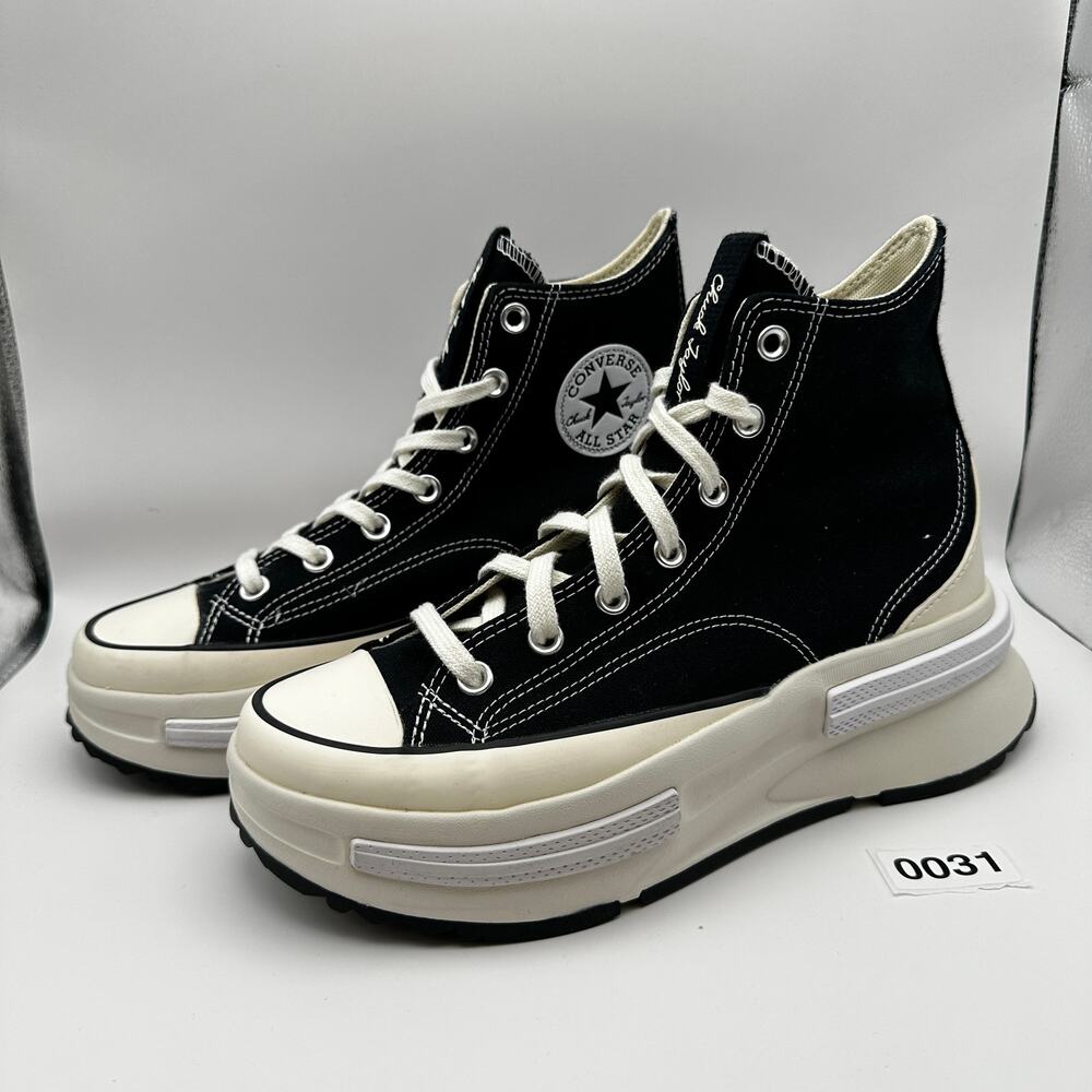 Converse A00869C Run Star Legacy Cx Hi Unisex Sneaker In Black White US 7.5